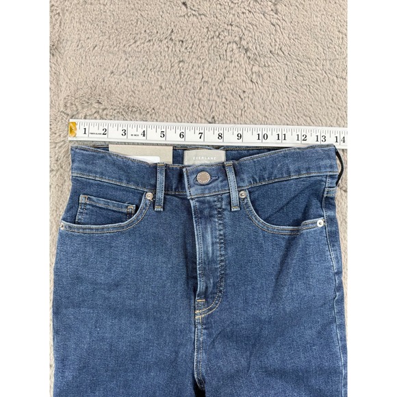 NWT Everlane The Way-High Skinny Jean Mid Blue Organic Cotton Size 28 Regular - Picture 10 of 11